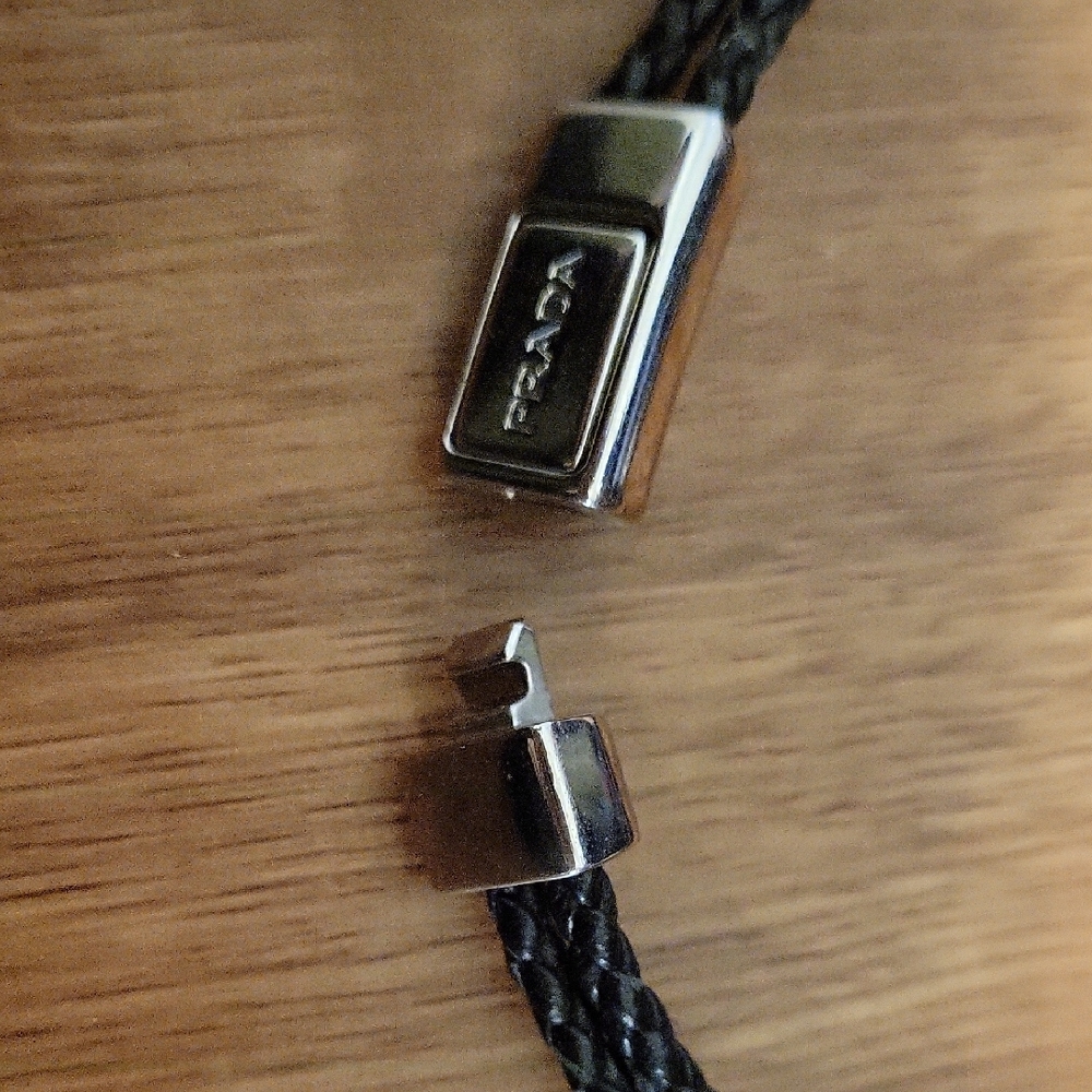 Prada Double Braided Nappa Leather Bracelet - Picture 3 of 4